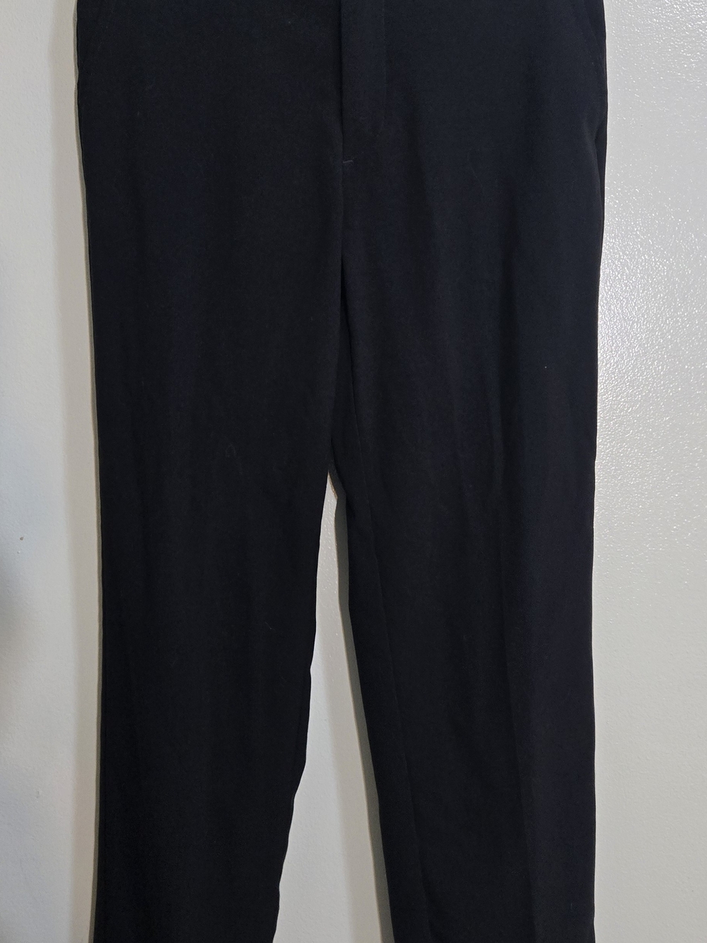 Van Heusen Boys Black Straight-Leg Dress Pants